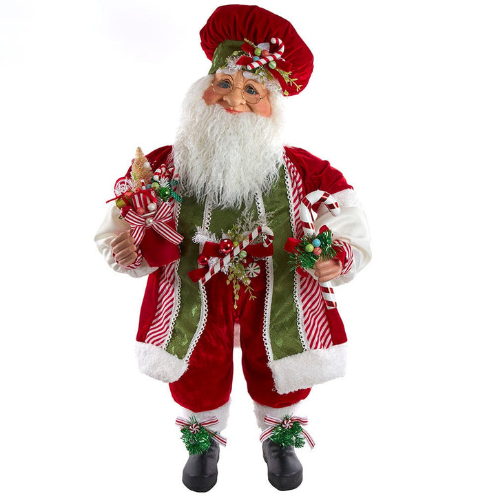 Kurt Adler 36-Inch Kringle Klaus Red and Green Elf with Candy KK0131