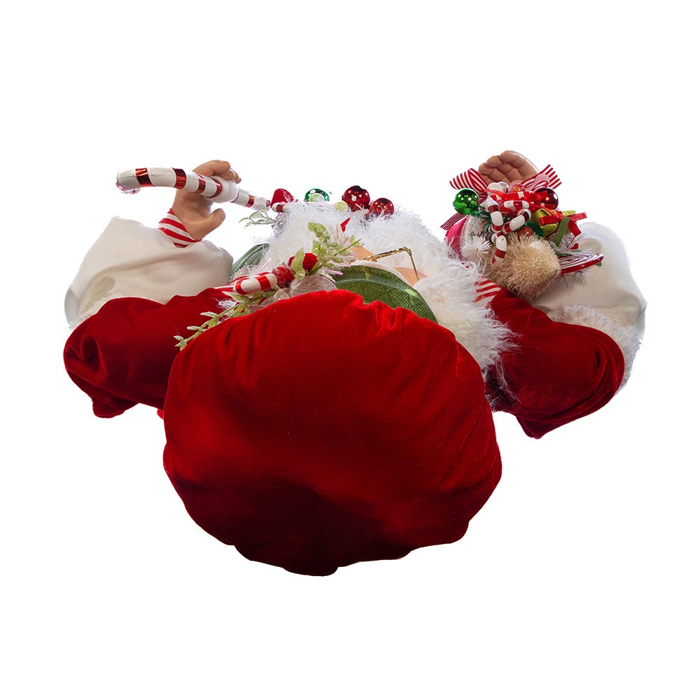 Kurt Adler 36-Inch Kringle Klaus Red and Green Elf with Candy