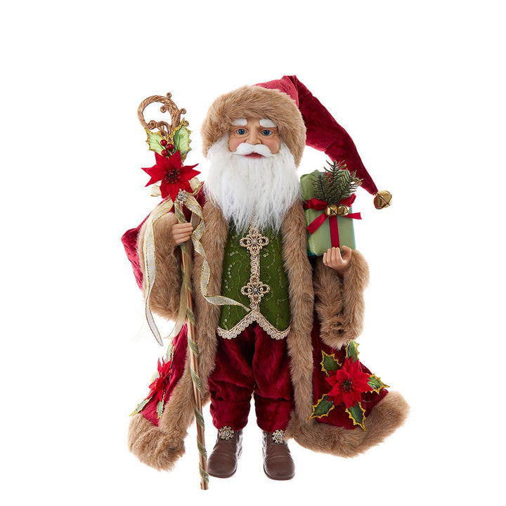 Kurt Adler 18-Inch Kringles Elegant Red Santa KK0150
