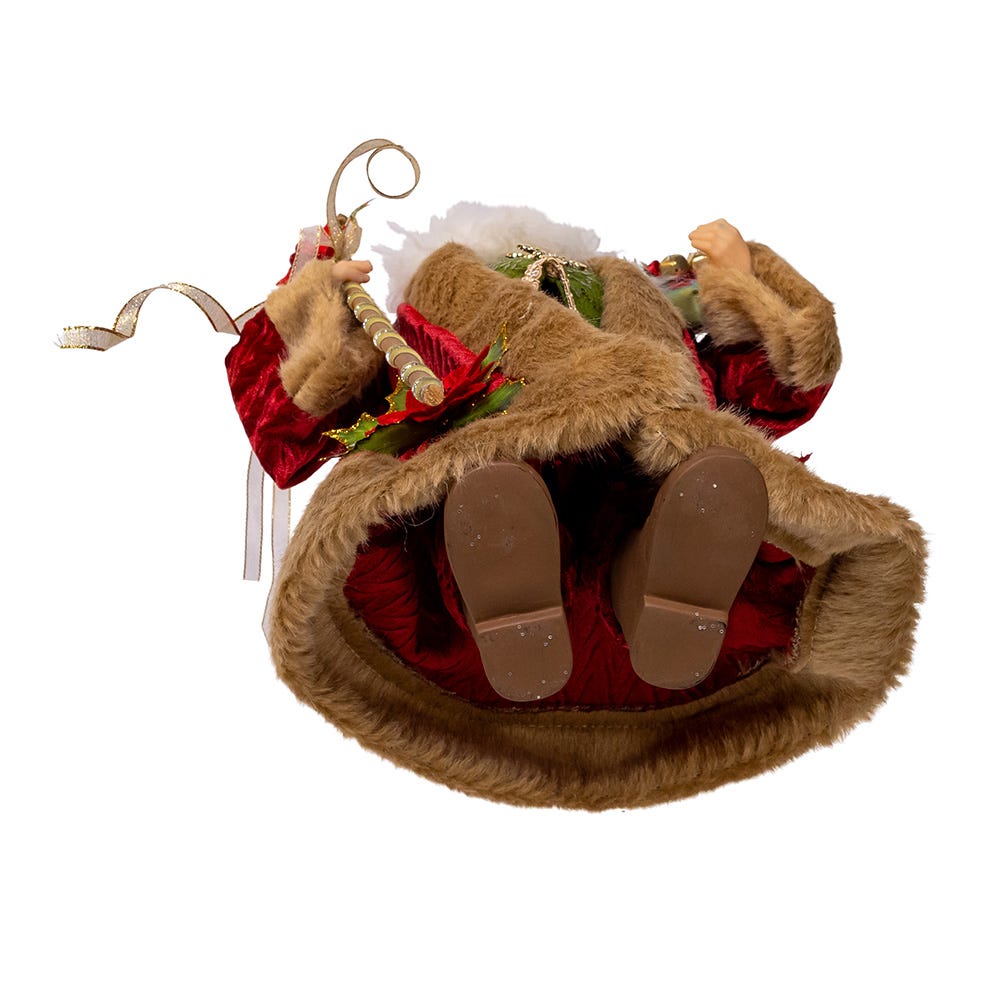Kurt Adler 18-Inch Kringles Elegant Red Santa
