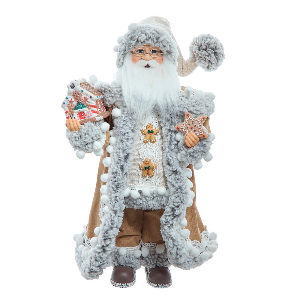 Kurt Adler 17.25-Inch Kringles Standing Gingerbread Santa KK0157