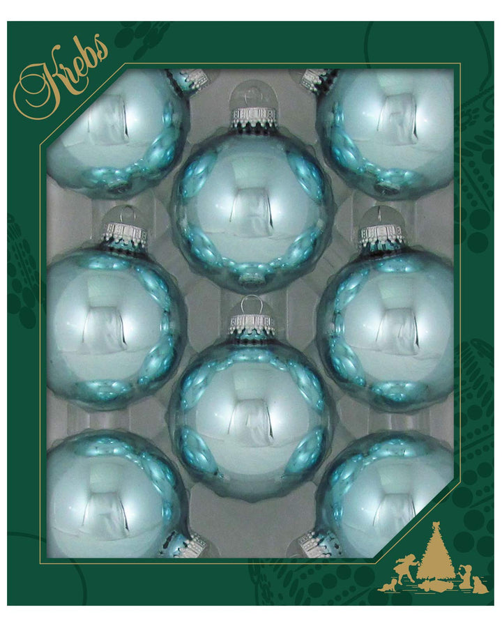 Christmas by Krebs Starlight Shine 2.63 in Glass Christmas Tree Ornaments Set of 8 #KBX20016