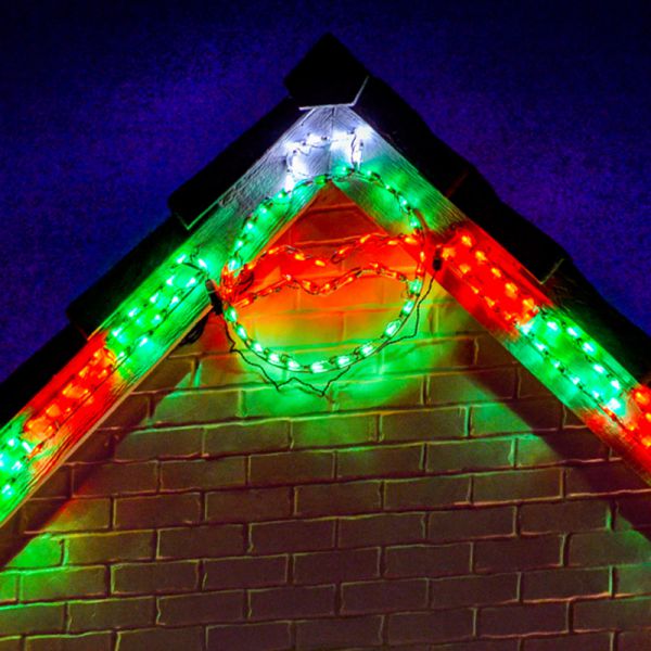 Brite Ideas 23" Hanging Ball Ornament LED Display OR30