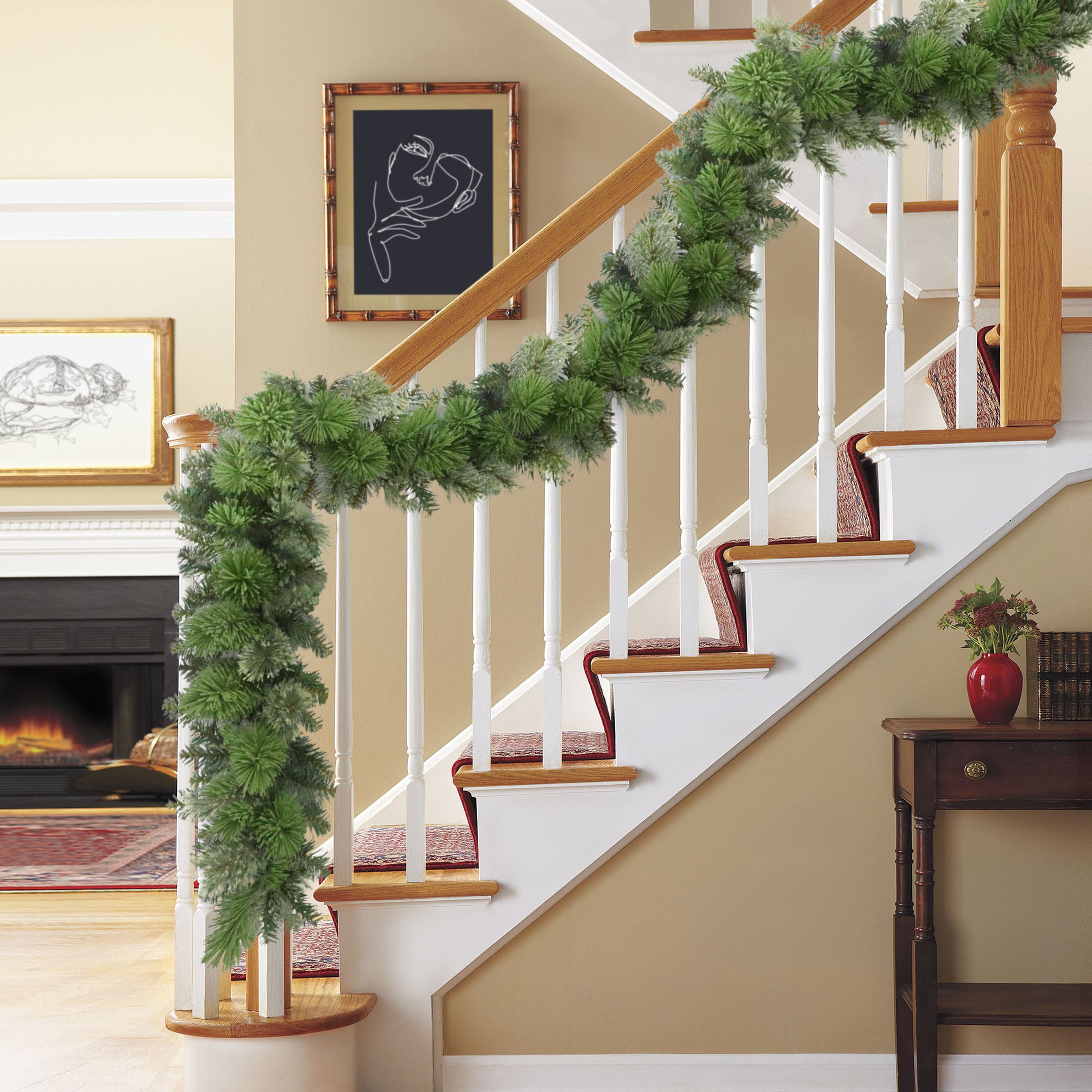 20' x 10" Oklahoma Pine Christmas Garland