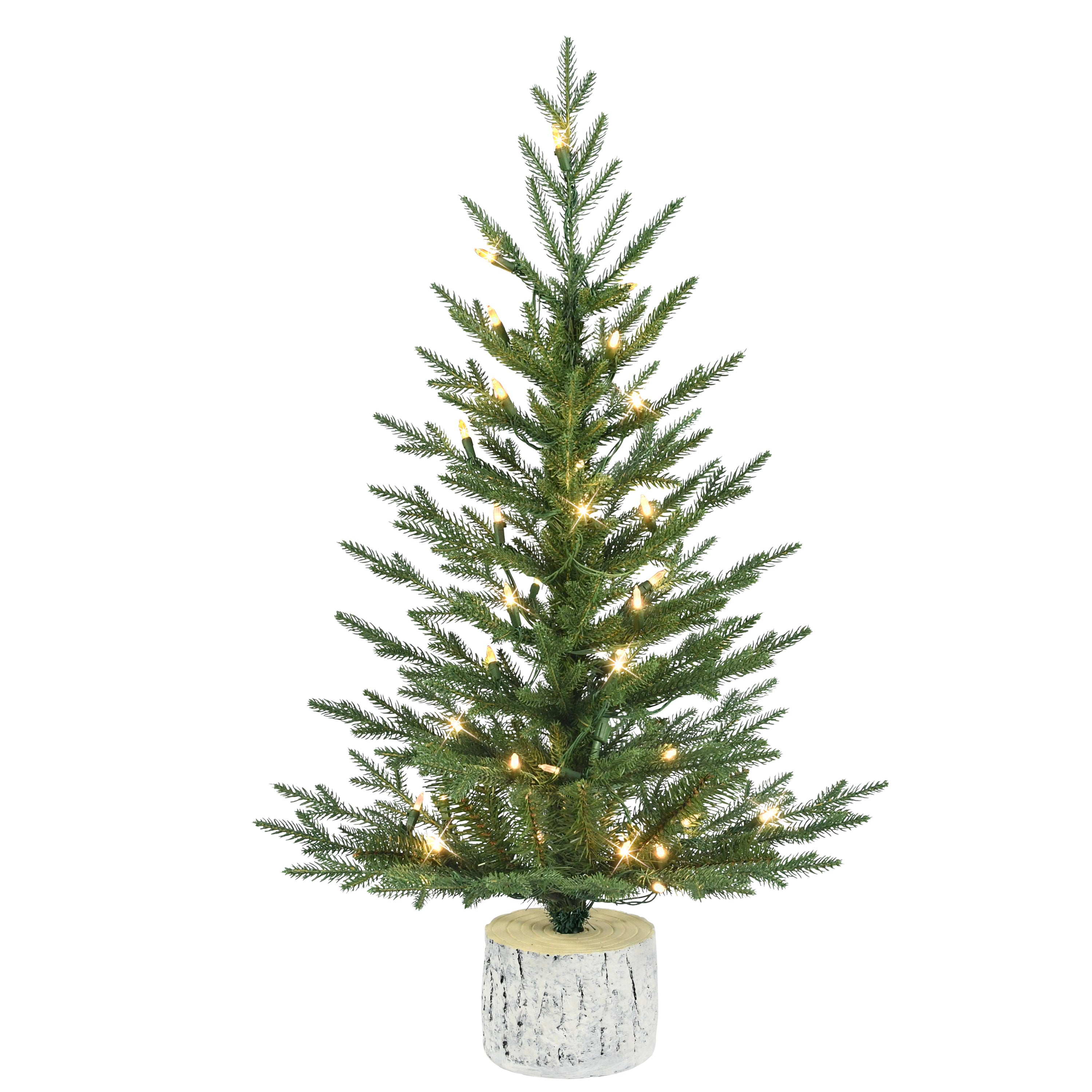 3 ft. Pre-Lit Potted Artificial Tree GN-PTO9760A-3LW40