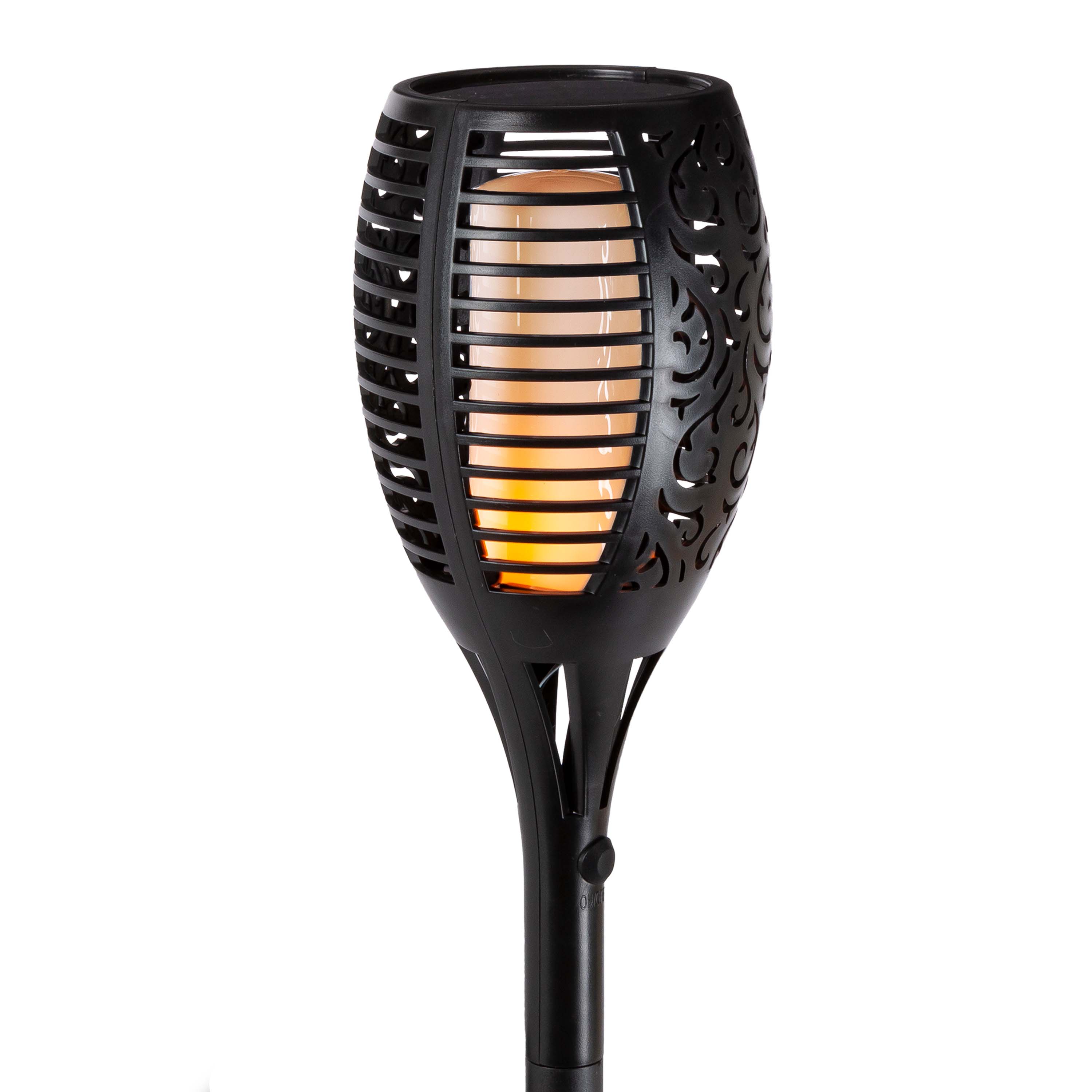 30.7 Inch Outdoor Solar LED Tiki Torch Lantern 2641360EC