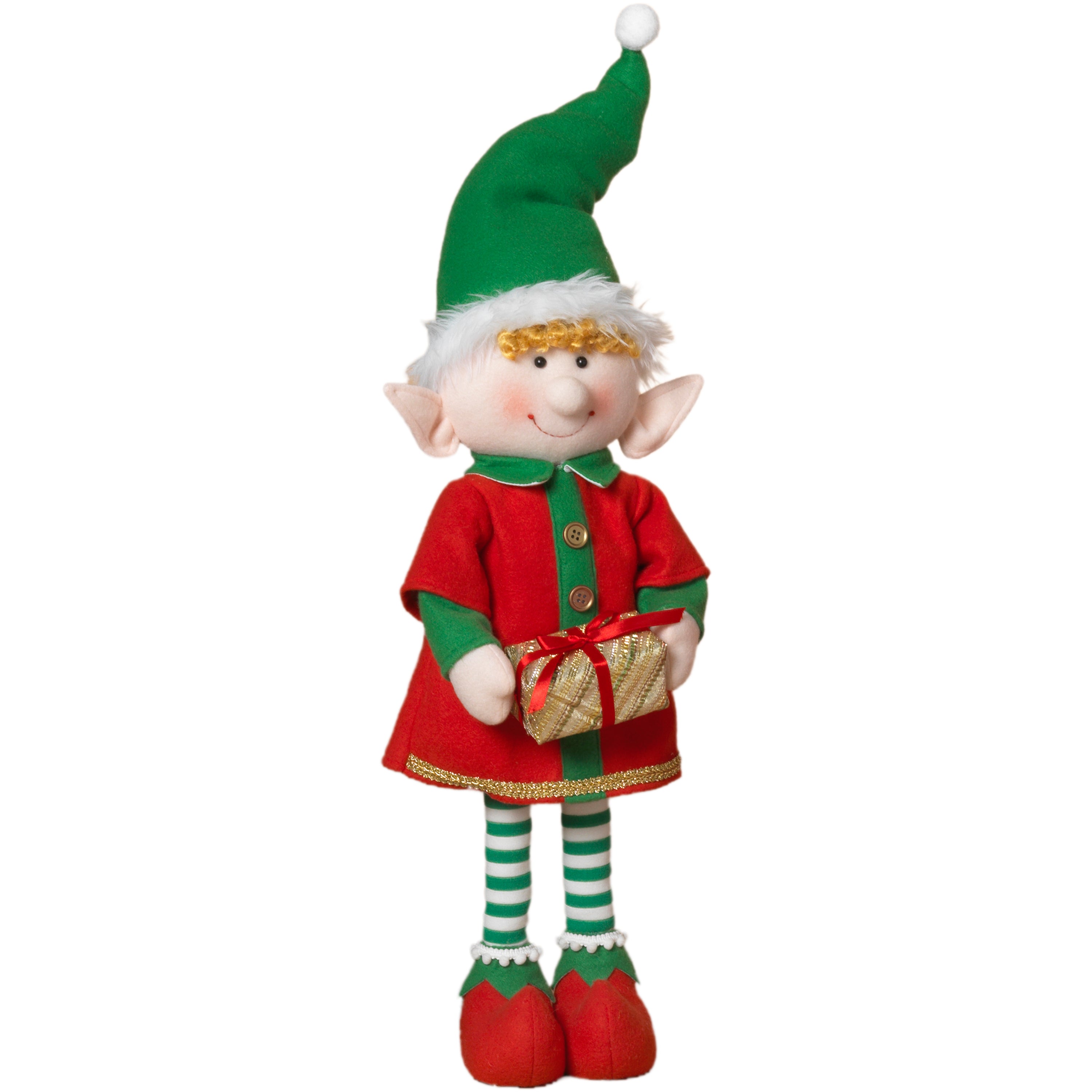 Delightful 21 Inch USB Electric Animated Fabric Elf #2745460EC