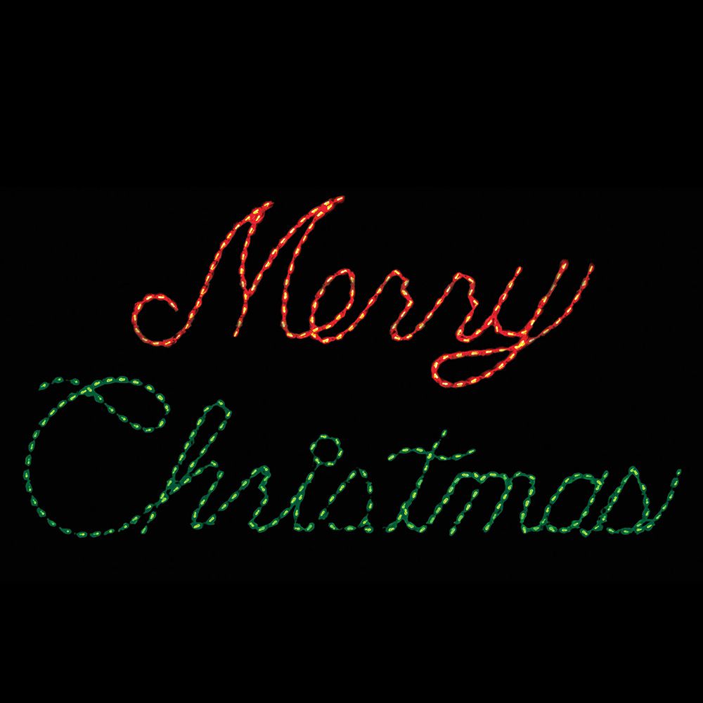 Brite Ideas 14.5' Merry Christmas LED Sign MC300