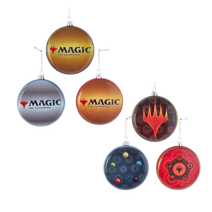 Kurt Adler 100MM Magic The Gathering® Discs, 3-Piece Set