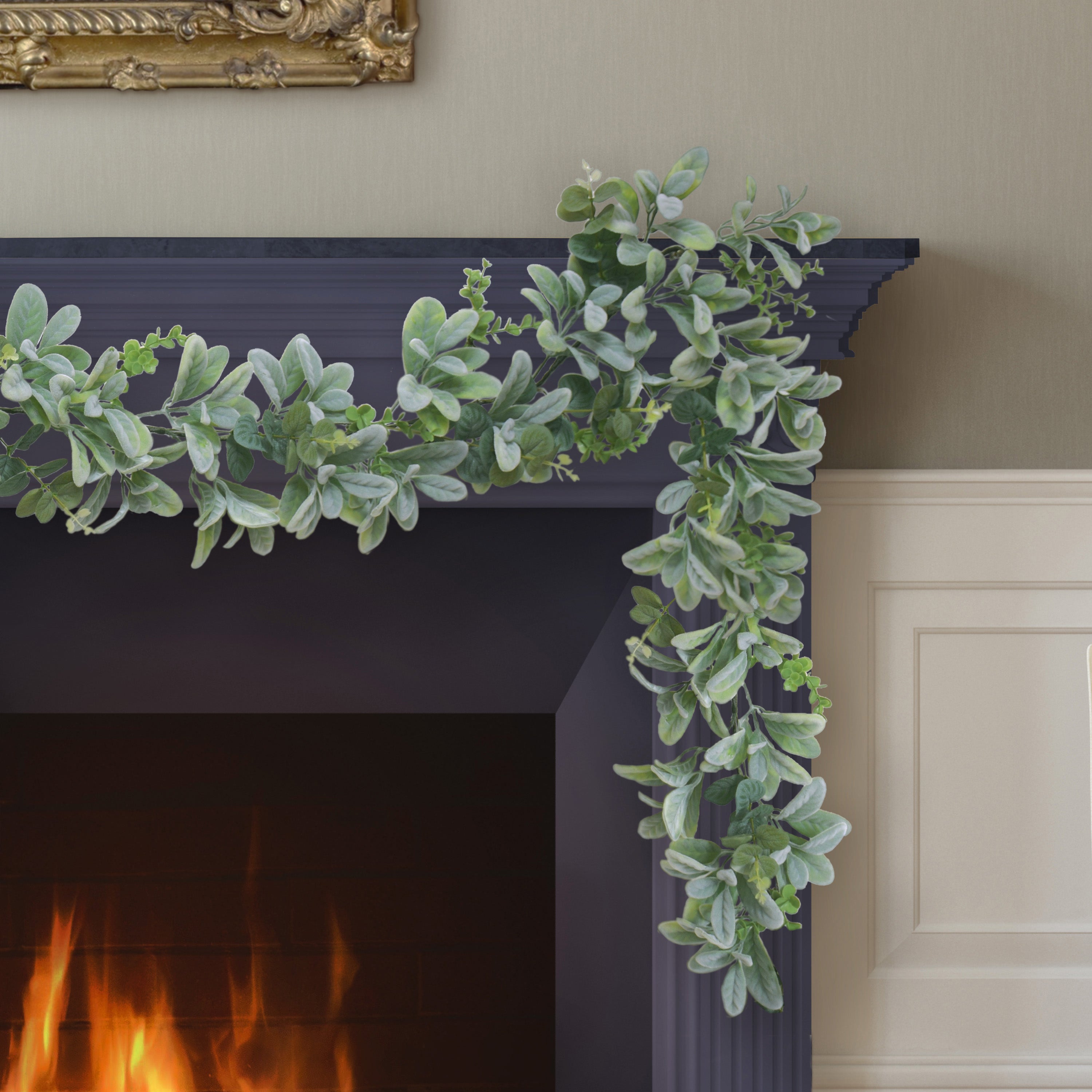 6ft x 10" Lambs Ear Garland