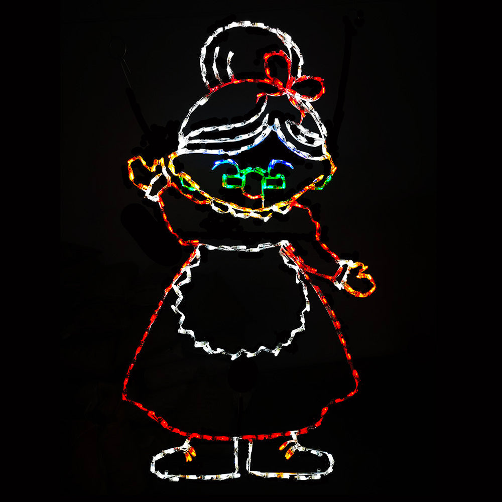 Brite Ideas 65" Mrs. Claus LED Display MRSCLS