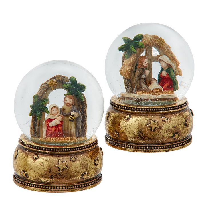 65mm Nativity Waterglobe, 2 Assorted #N1047