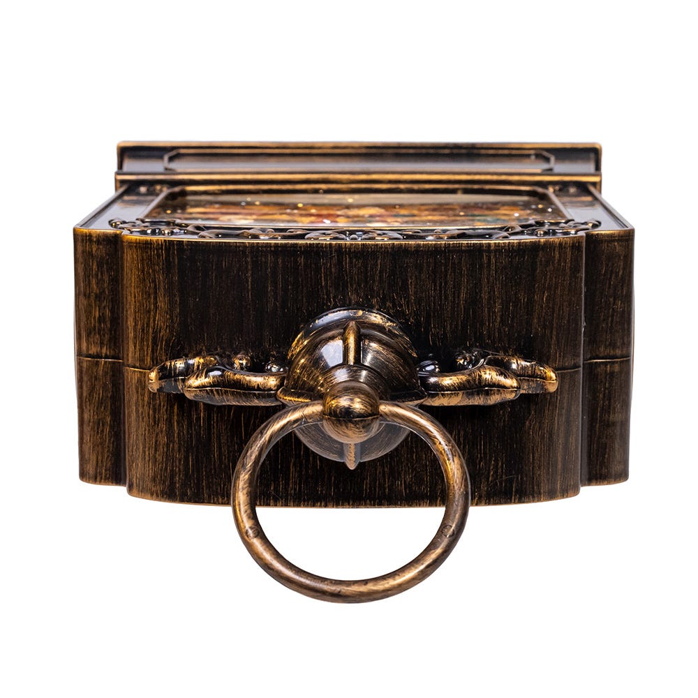 Kurt Adler 9.45-Inch Battery Operated Nativity LED Swirl Glitered Lantern