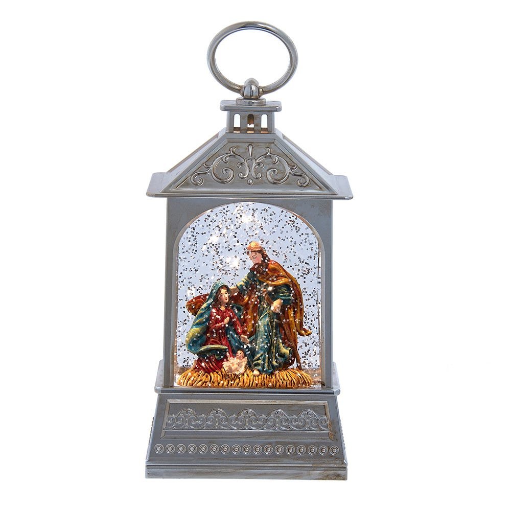Kurt Adler 8.37-Inch Battery Operated USB LED Lantern Nativity Scene N1067