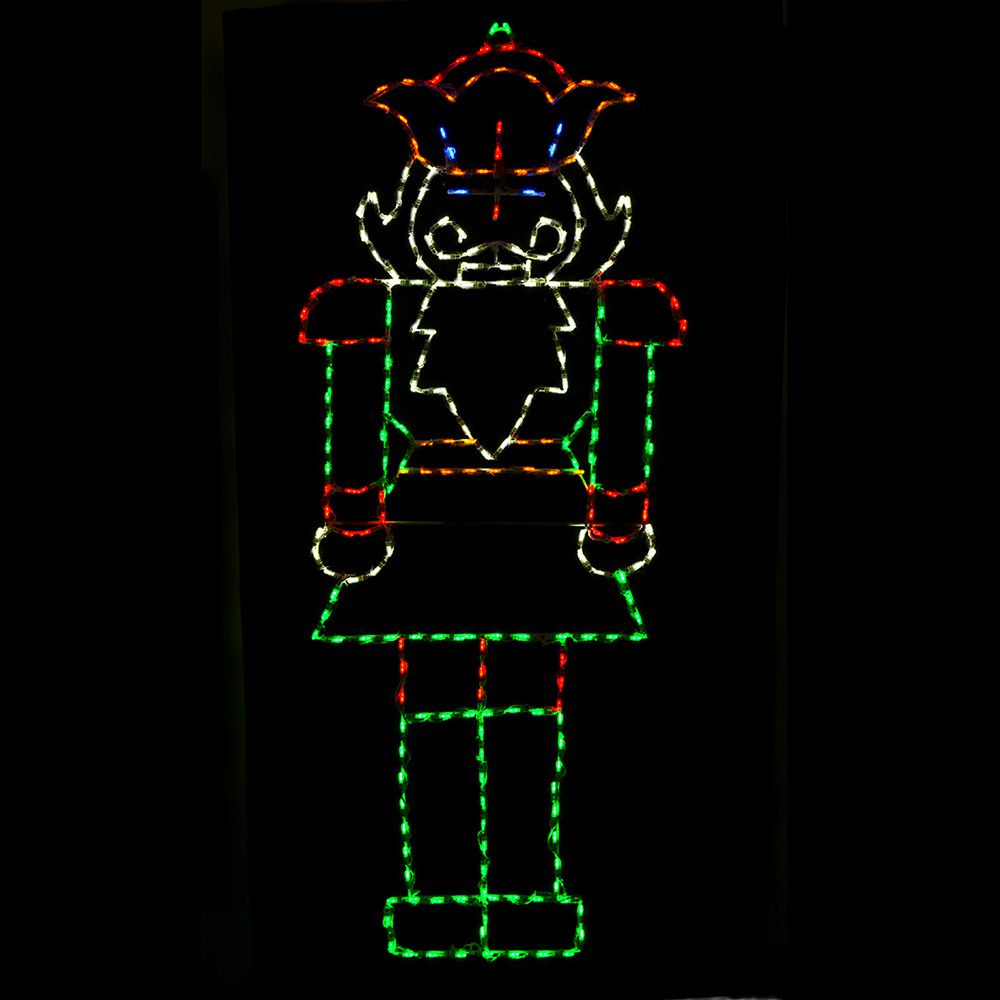 Brite Ideas 72" Nutcracker Toy Soldier LED Display NC72