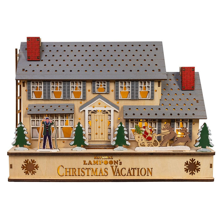 Kurt Adler 12-Inch National Lampoon-Foots Christmas Vacation Battery Operated Lighted House NL5251