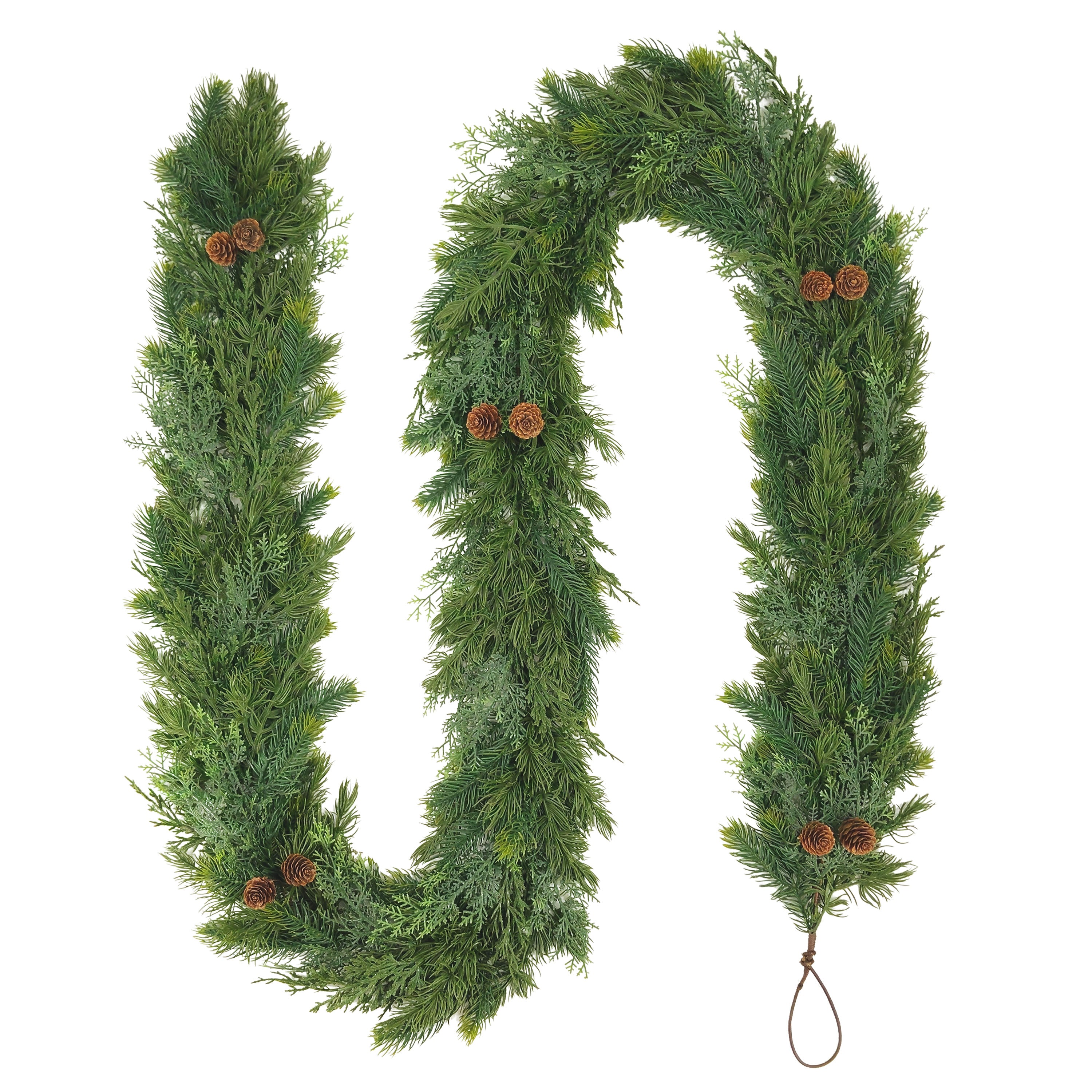 9' x 10" Artificial PE Christmas Garland 5931-G9-10A