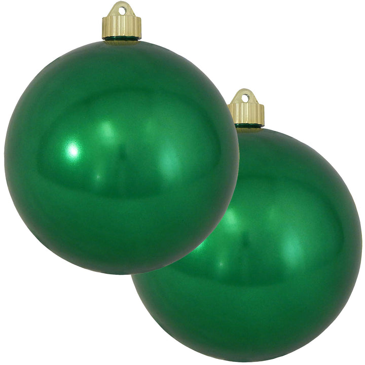 Christmas by Krebs Blarney Green 6 in Commercial Grade Shatterproof Christmas Ornament Set of 2 #KBX04763