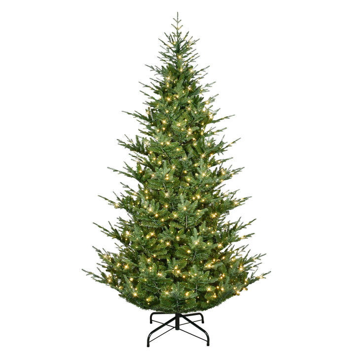 10' Pre-Lit Artificial Hillside Spruce Tree HSS-100LW5K8A