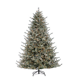 Sterling 7.5 ft. Pre Lit Clear UL Natural Cut Lightly Flocked Olympia Fir