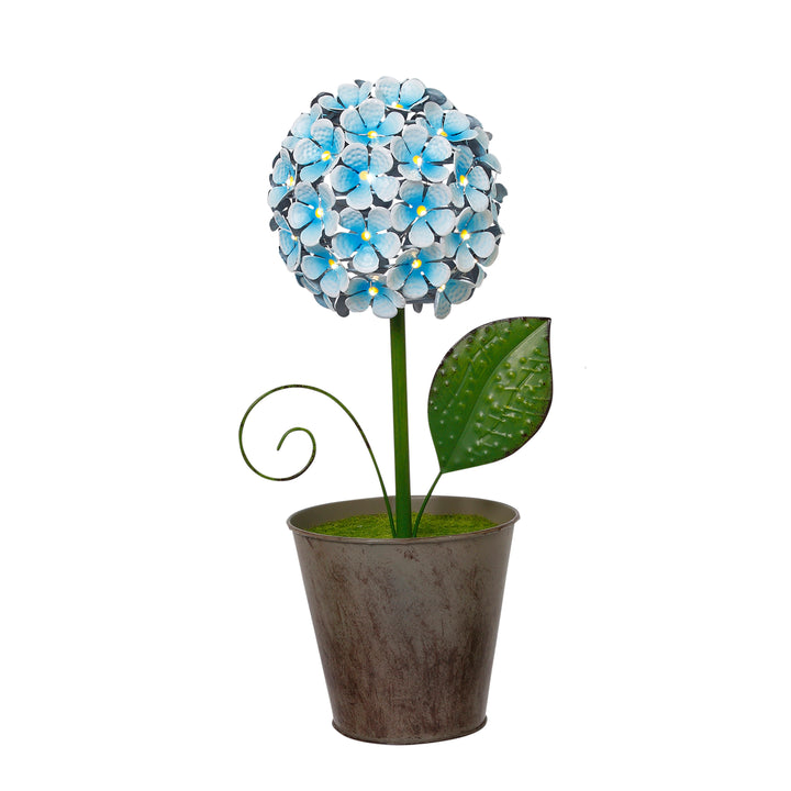 16.3 Inch Battery Operated Metal Flower Tabletop Decor 2387190EC