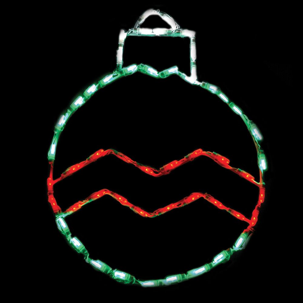 Brite Ideas 23" Hanging Ball Ornament LED Display OR30