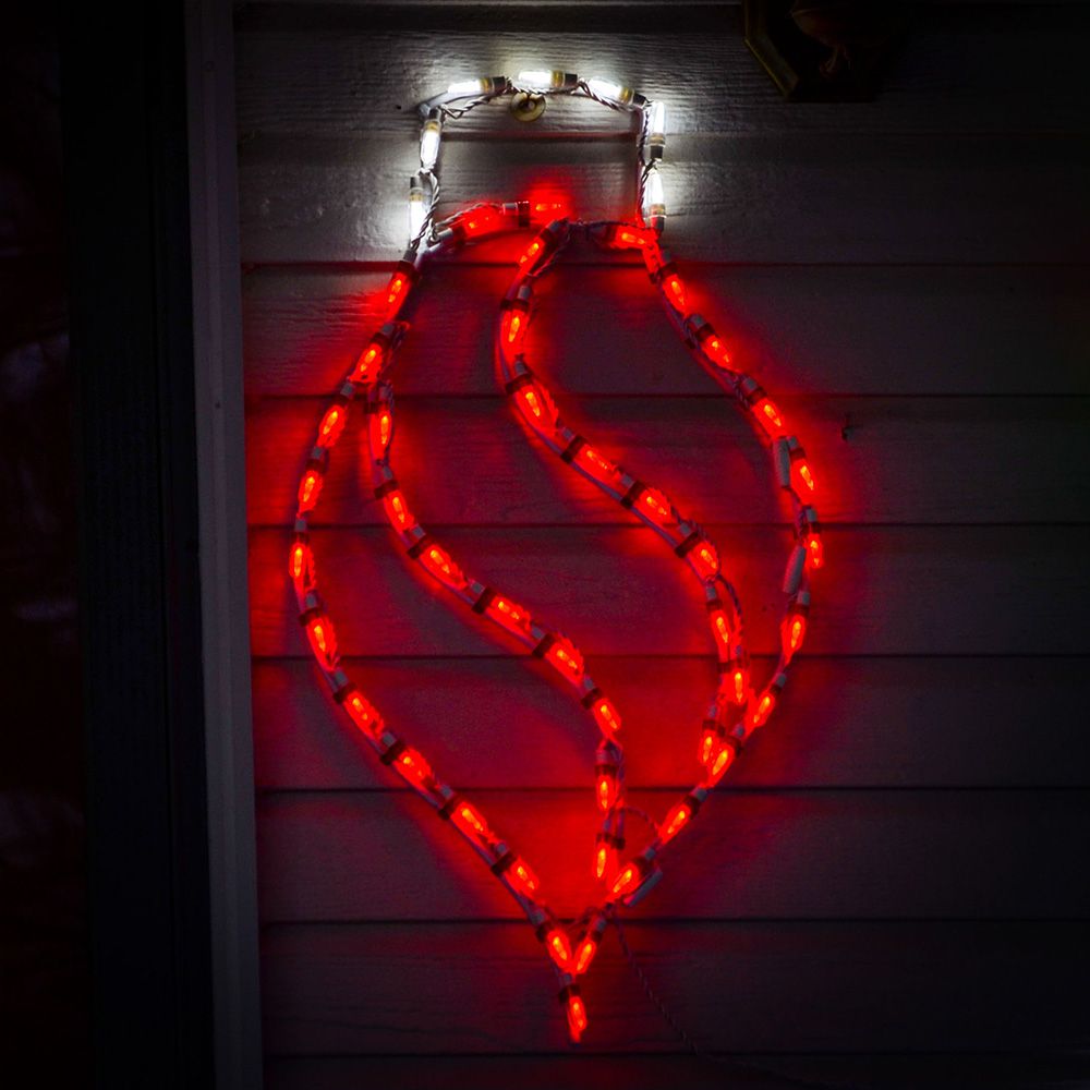 Brite Ideas 27" Hanging Twist Drop Ornament LED Display OR31