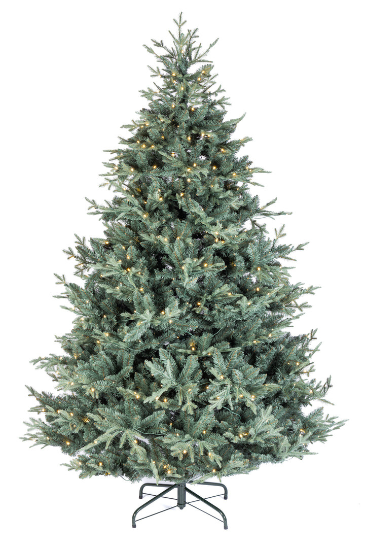 Sterling Majestic 7.5 Foot Prelit Mixed Tips Hinged Christmas Tree #7043--75CLED