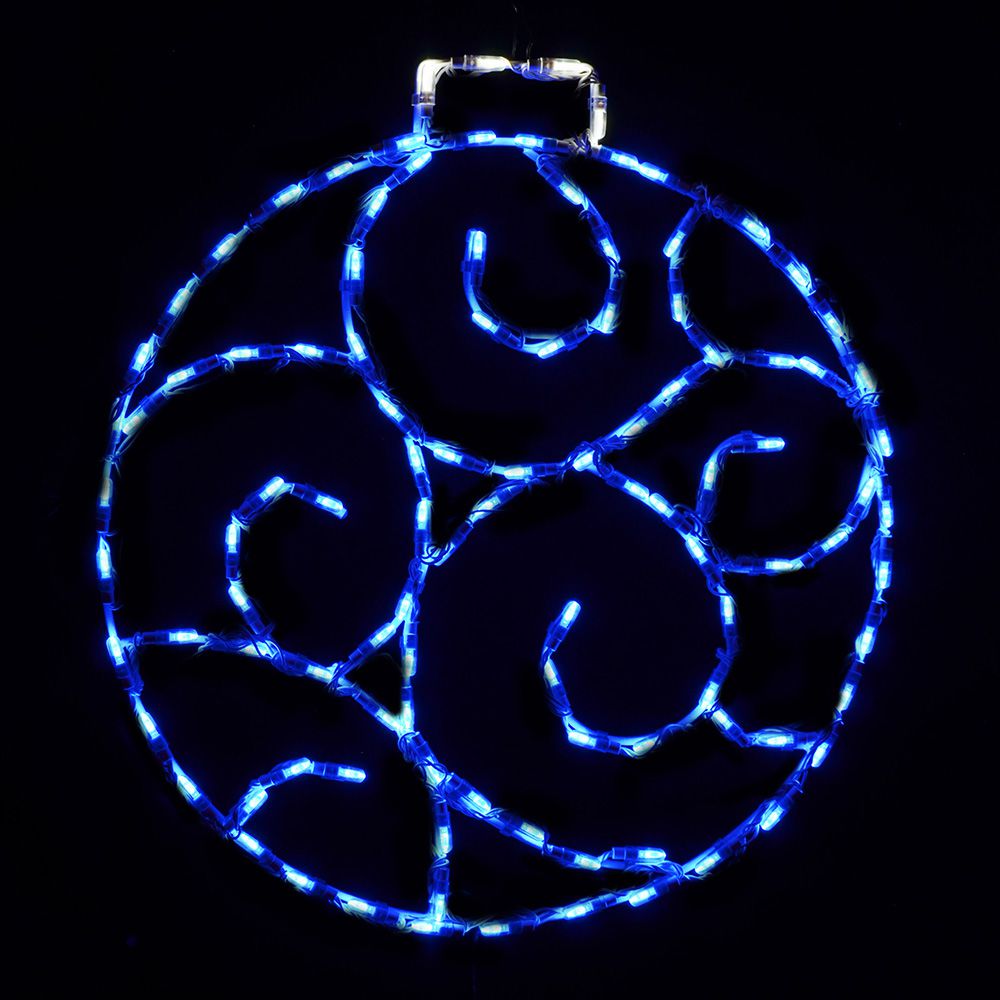 Brite Ideas 28" Scroll Ornament LED Display ORSC26