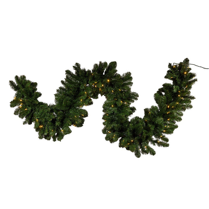 Kurt Adler 9-Foot Prelit Twinkle LED Vanderbilt Garland