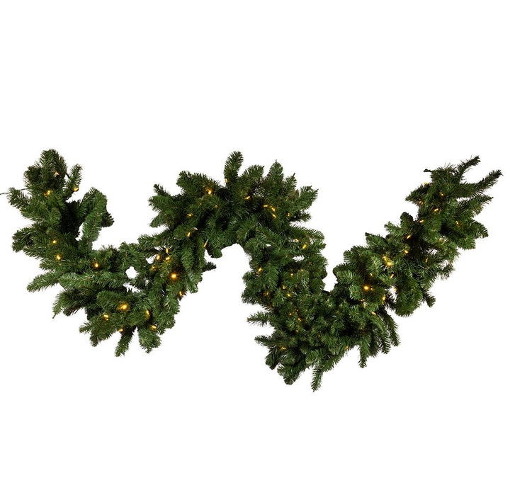 Kurt Adler 9-Foot Prelit Twinkle LED Vanderbilt Garland