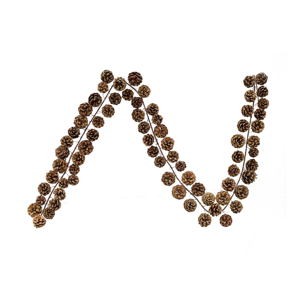 Kurt Adler 6-Foot Pinecone Garland P7237