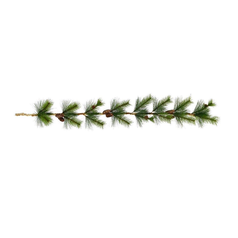 Kurt Adler 4-Foot Needle Pine Rope Garland with Pinecones #P7239 ...