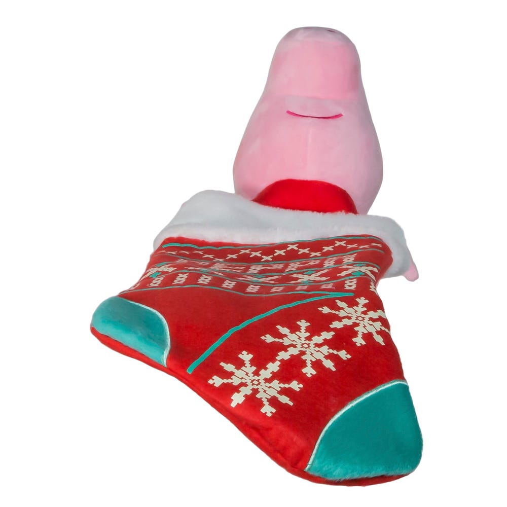 Kurt Adler 19-Inch Peppa Pig Plush Head Stocking