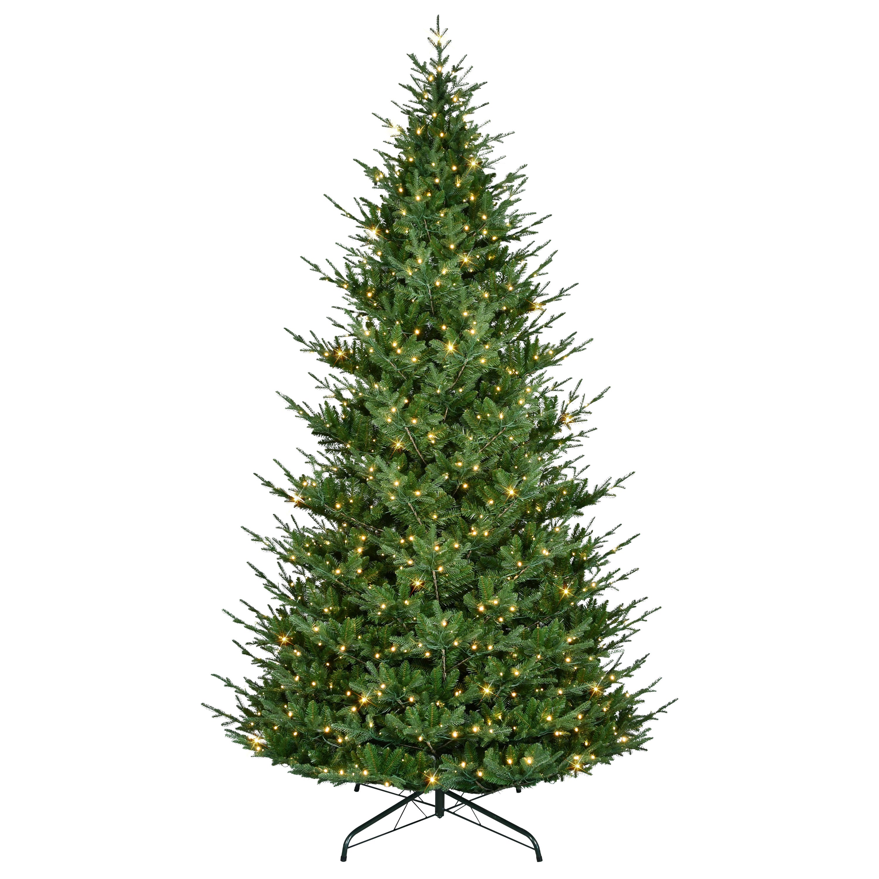 12' Pre-Lit Artificial Hillside Spruce Tree HSS-120LW5K10A