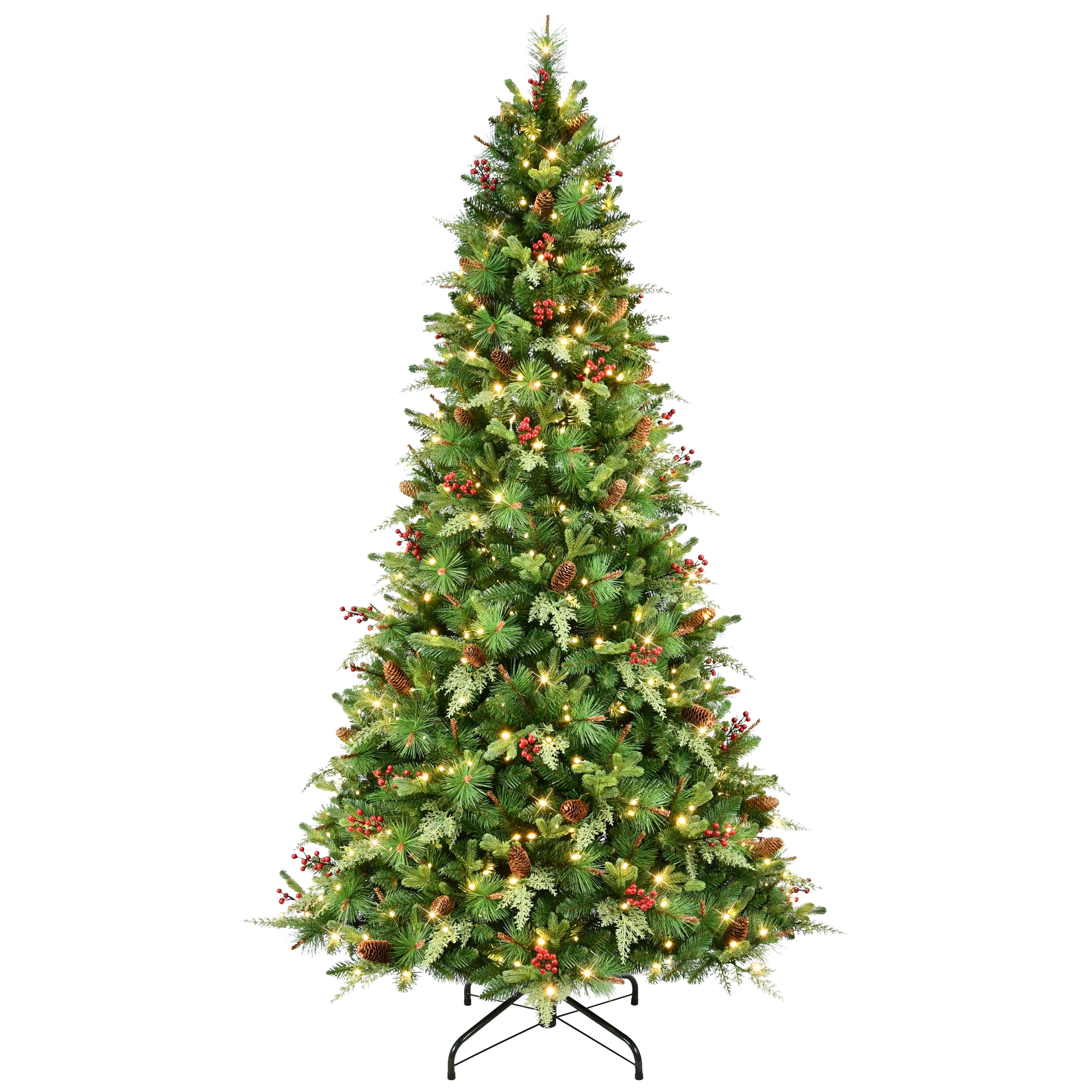 7.5 ft. Pre-Lit Spruce Artificial Tree ASA-75F5LDF3K450