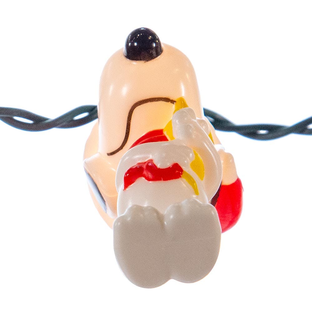Kurt Adler 10-Light LED Snoopy and Woodstock Light Set