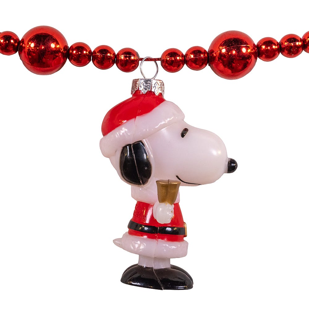 Kurt Adler 4-Foot Peanuts Lighted Snoopy Garland
