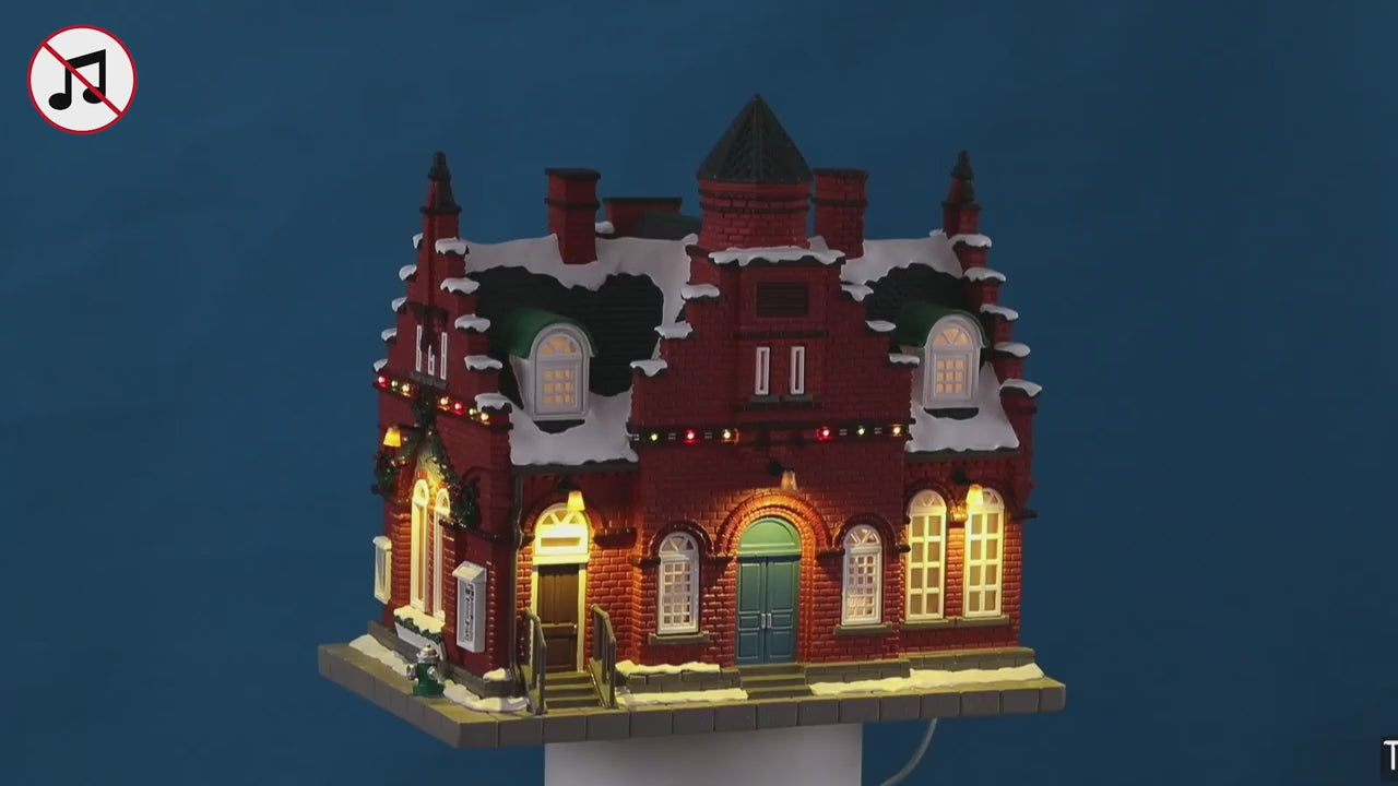 LEMAX Town Offices 1884, With 4.5V Adaptor #15808