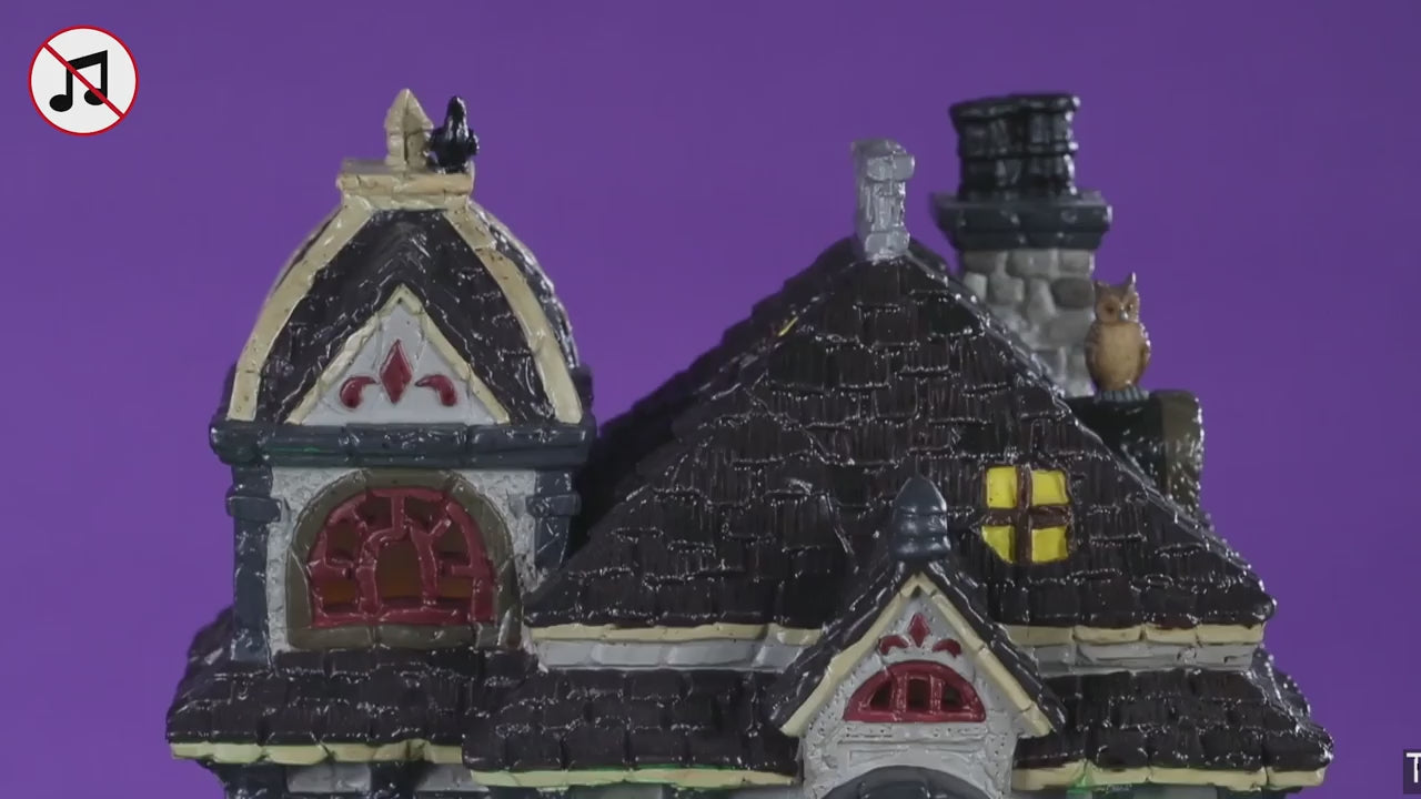 Lemax Grimsbury Haunted House Lighted Building #05609