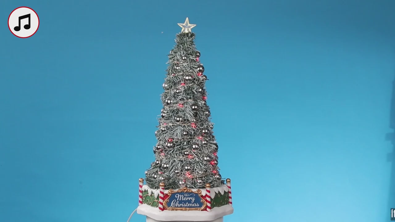 LEMAX New Majestic Christmas Tree, Battery Operated (4.5V) #84350