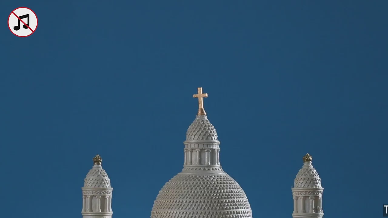 LEMAX Europe Cathedral, Battery Operated (4.5V) #25334