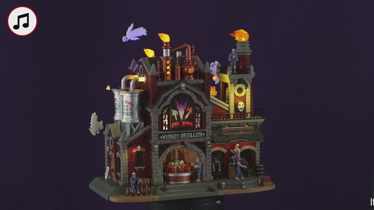LEMAX Evil Spirits Whiskey Distillery, with 4.5V Adaptor #15723