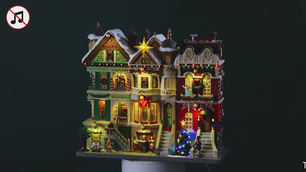 LEMAX Christmas On Victoria Street, Battery-Operated (4.5V) #65530
