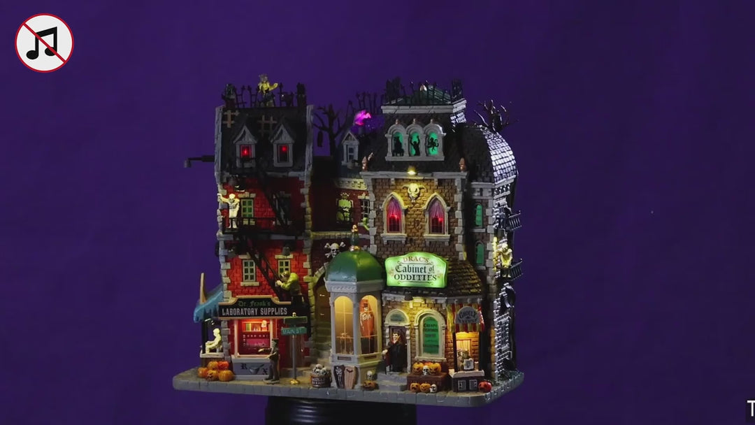 LEMAX Monsters On Main Street, Battery-Operated (4.5V) #55296