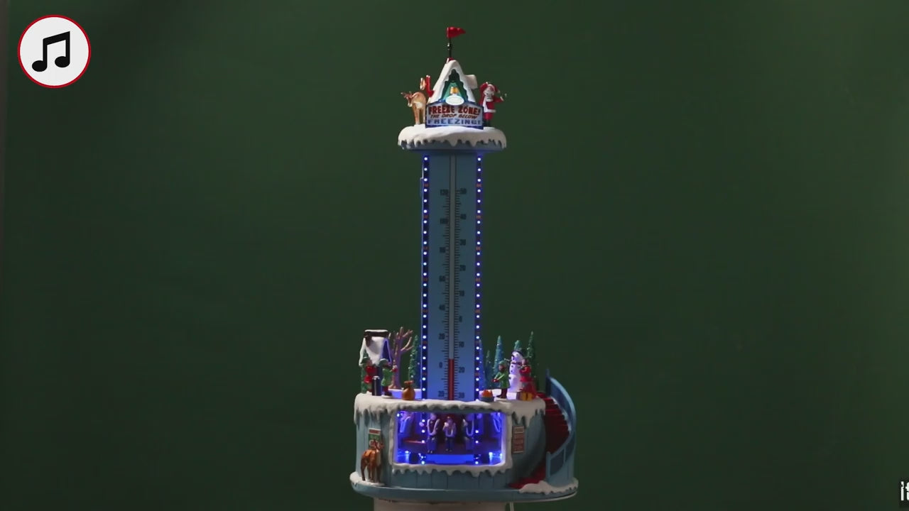 Lemax Santa's Freeze Zone Sights and Sounds Animated Building #24958