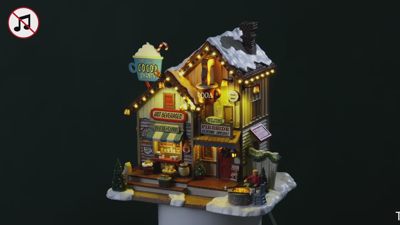 LEMAX The Cocoa Shanty, Battery-Operated (4.5V) #65528