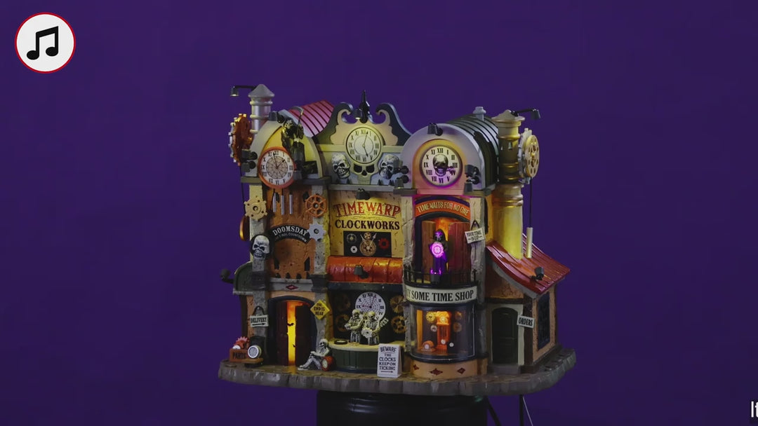 LEMAX Timewarp Clockworks, with 4.5V Adaptor #65513
