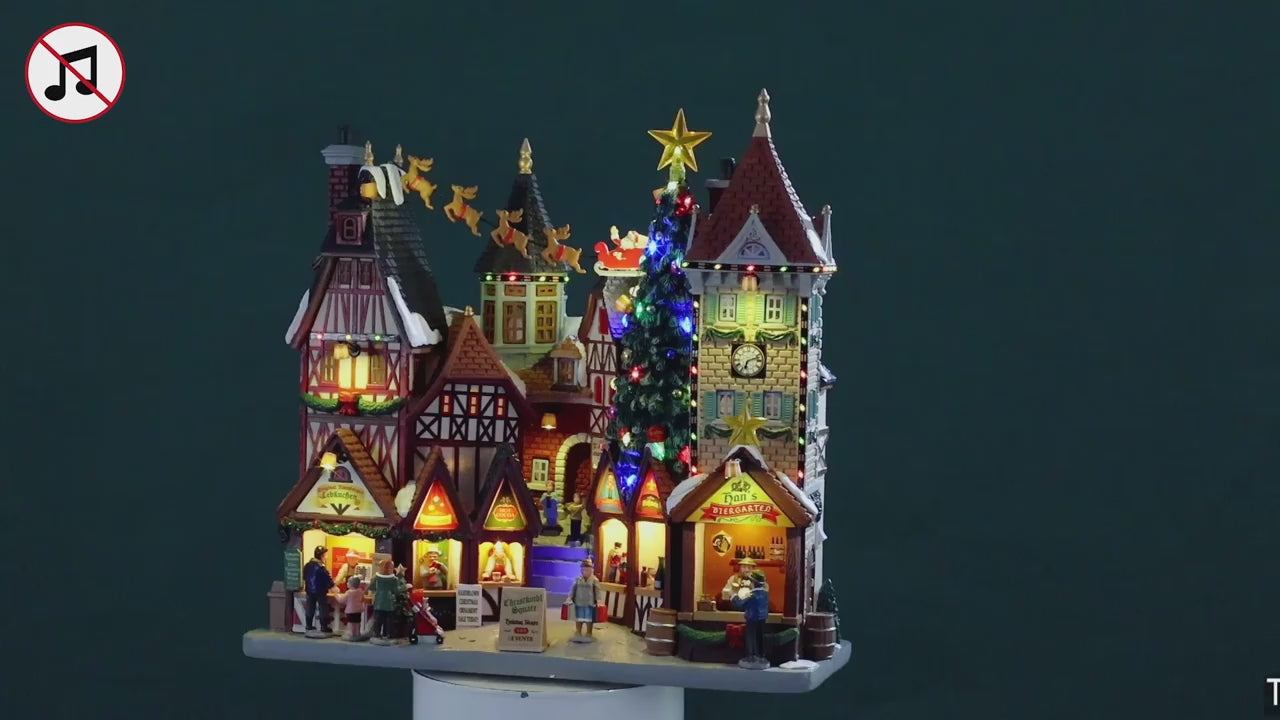 LEMAX Christkindl Square, Battery-Operated (4.5V) #55319