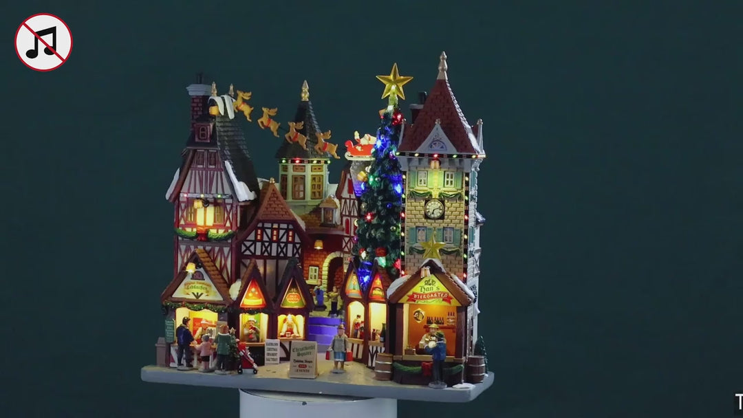 LEMAX Christkindl Square, Battery-Operated (4.5V) #55319